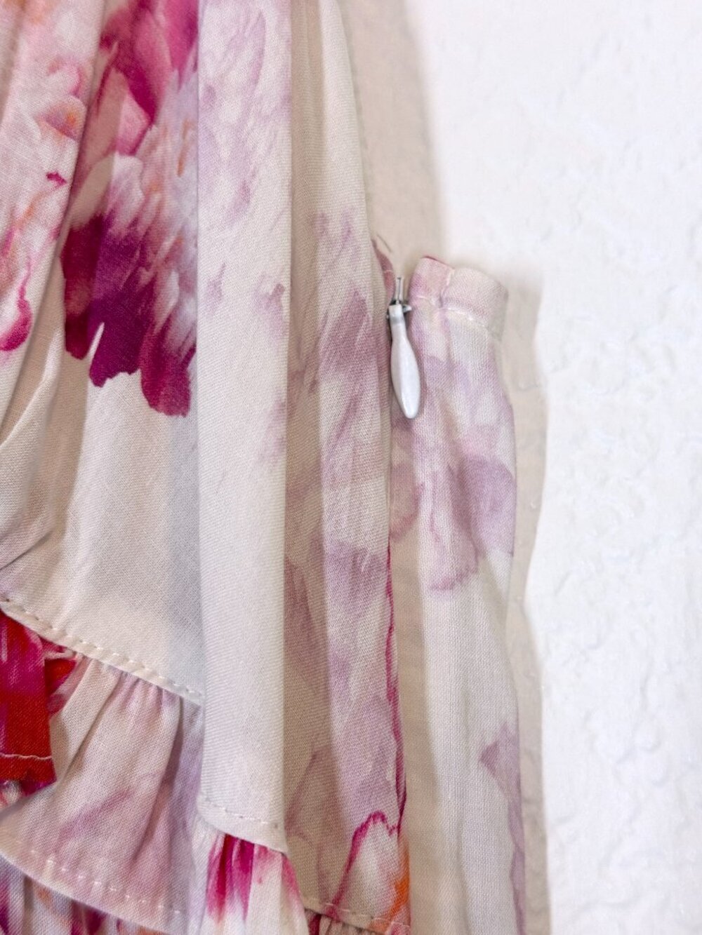 Misa Los Angeles Morrison Dress Midi Cottagecore Floral Pink Romantic Small - Picture 10 of 15